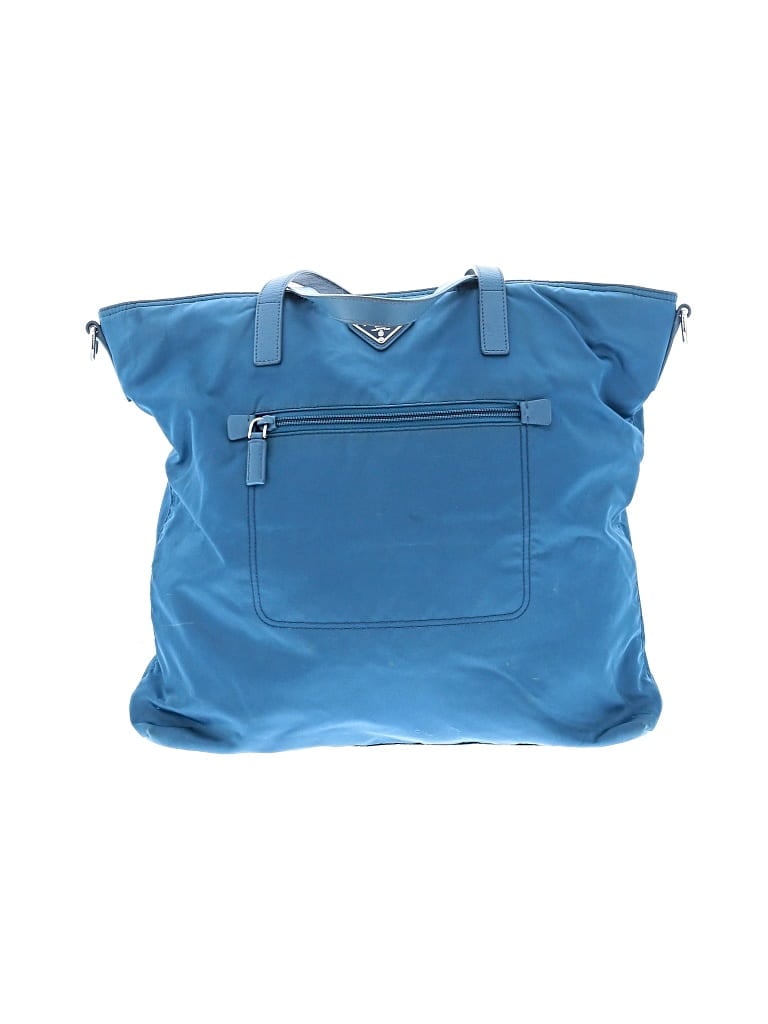 Pre-owned Prada Tote Bag In Blue