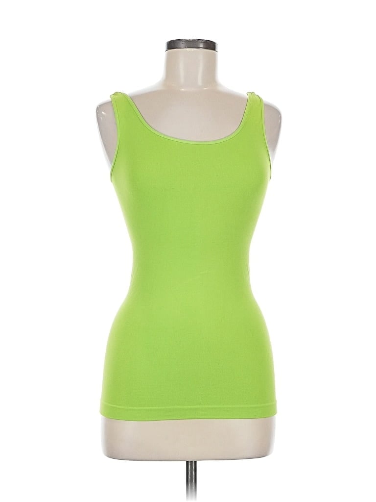 Pre-owned Nikibiki Tank Top Green Strapless Neckline Tops