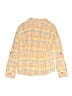 Assorted Brands 100% Cotton Tweed Yellow Orange Long Sleeve Button-Down Shirt Size 6 (estimated) - photo 2