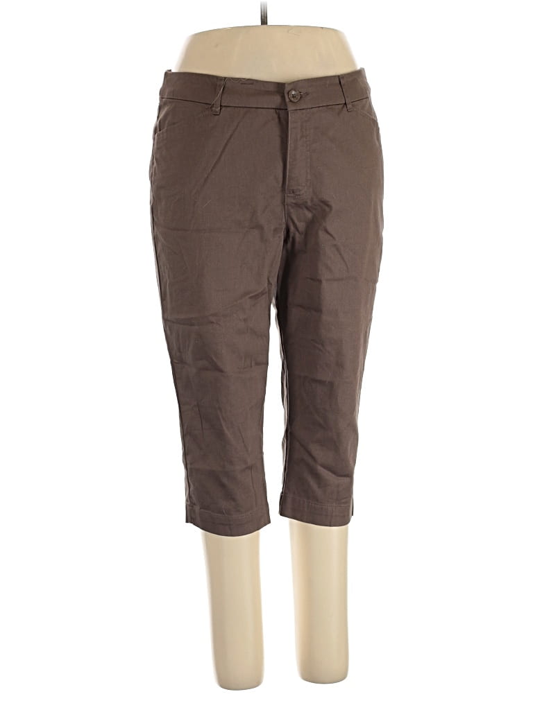 Pre-owned St. John's Bay Khaki Pant In Brown