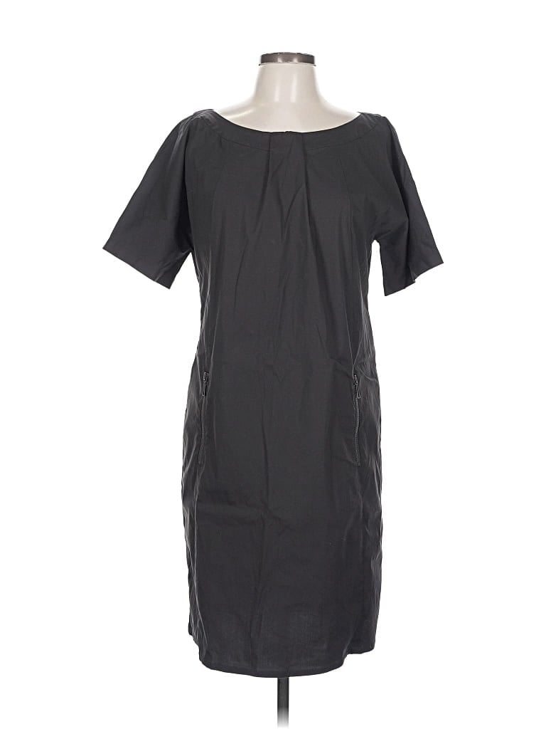 Pre-owned Lafayette 148 Casual Dress In Gray