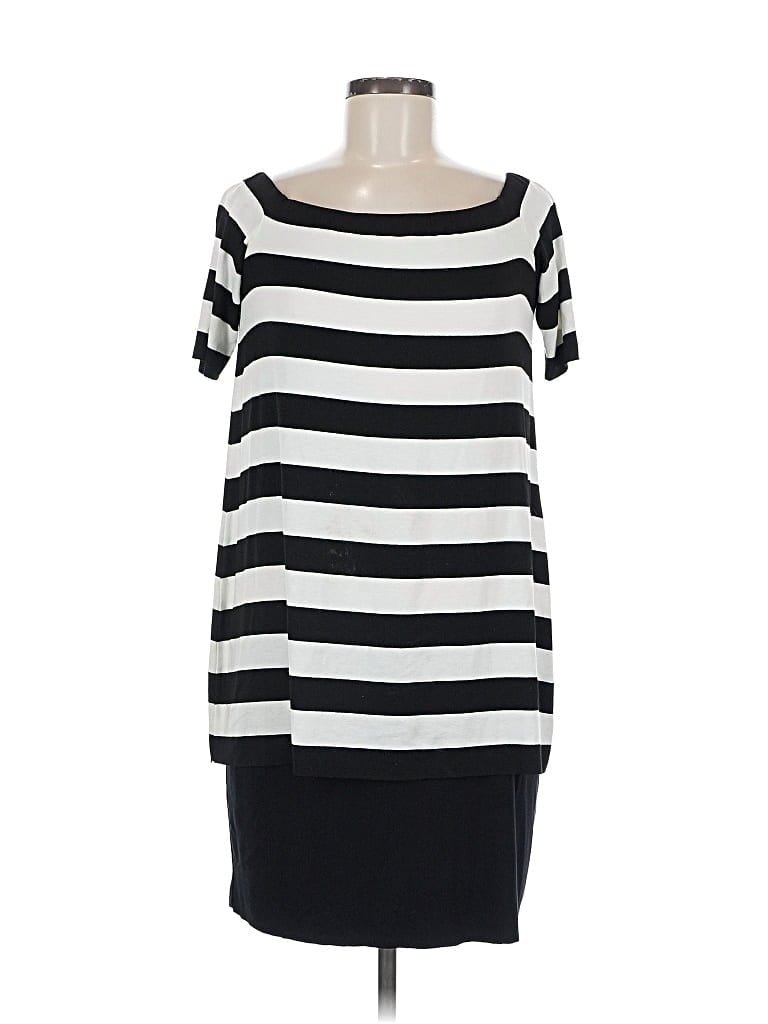 Pre-owned Bailey44 3/4 Sleeve Top Black Boatneck Tops