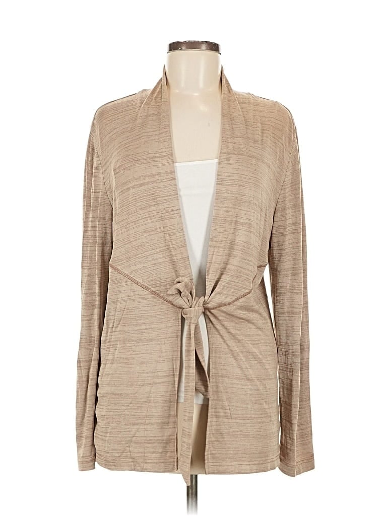 Pre-owned Coldwater Creek Cardigan Sweater In Brown