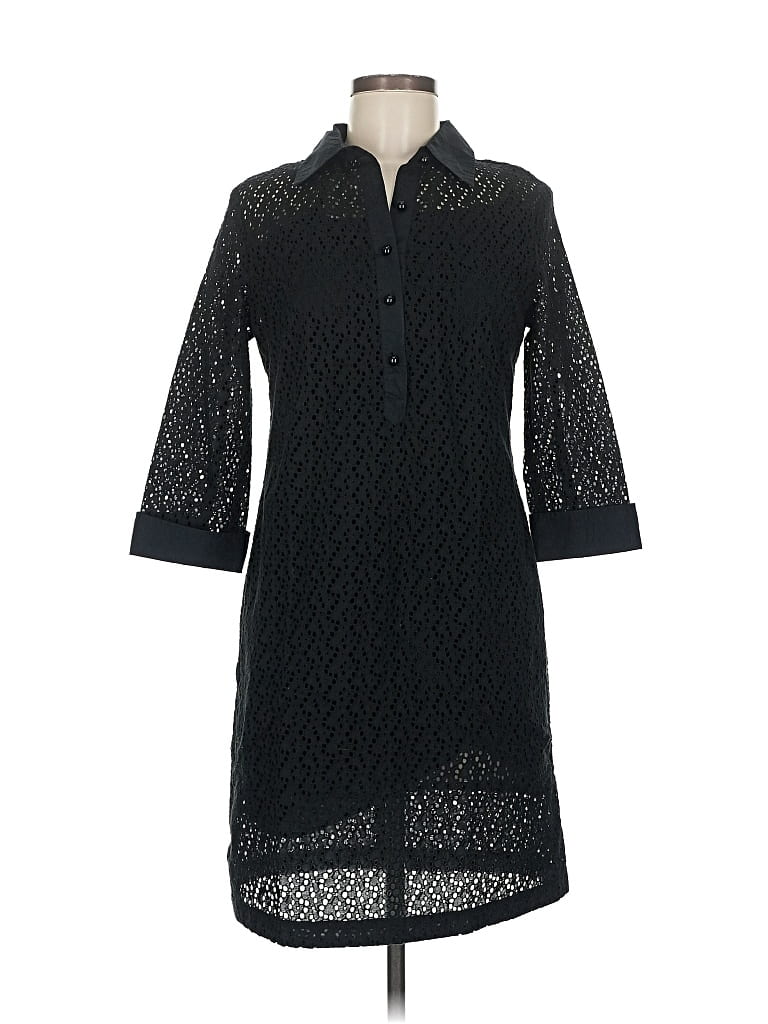 Pre-owned Talbots Casual Dress In Black