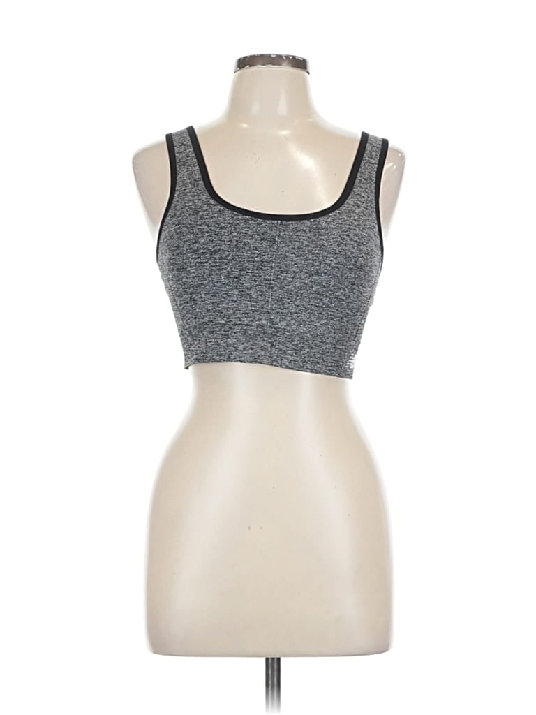 Pre-owned New Balance Sports Bra In Gray