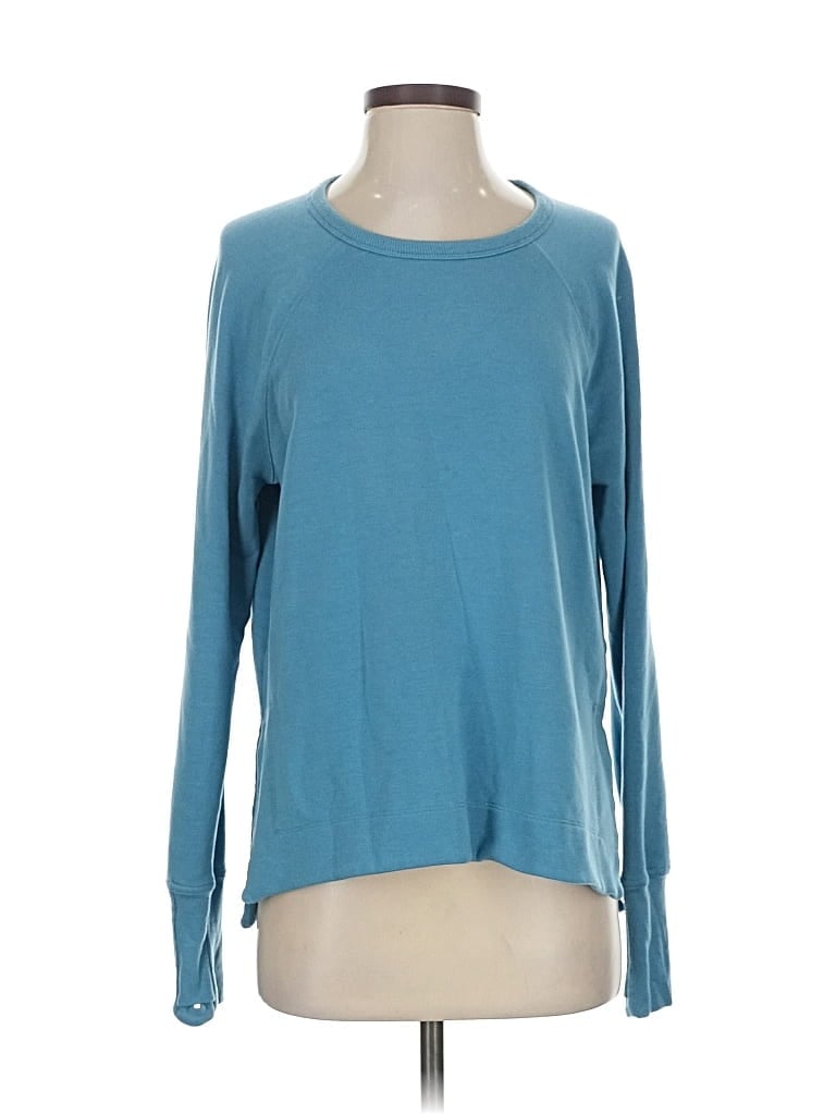 Pre-owned Athleta Pullover Sweater In Blue