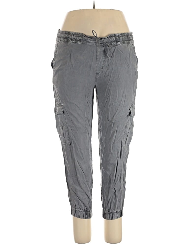 Pre-owned Cloth & Stone Cargo Pants In Gray