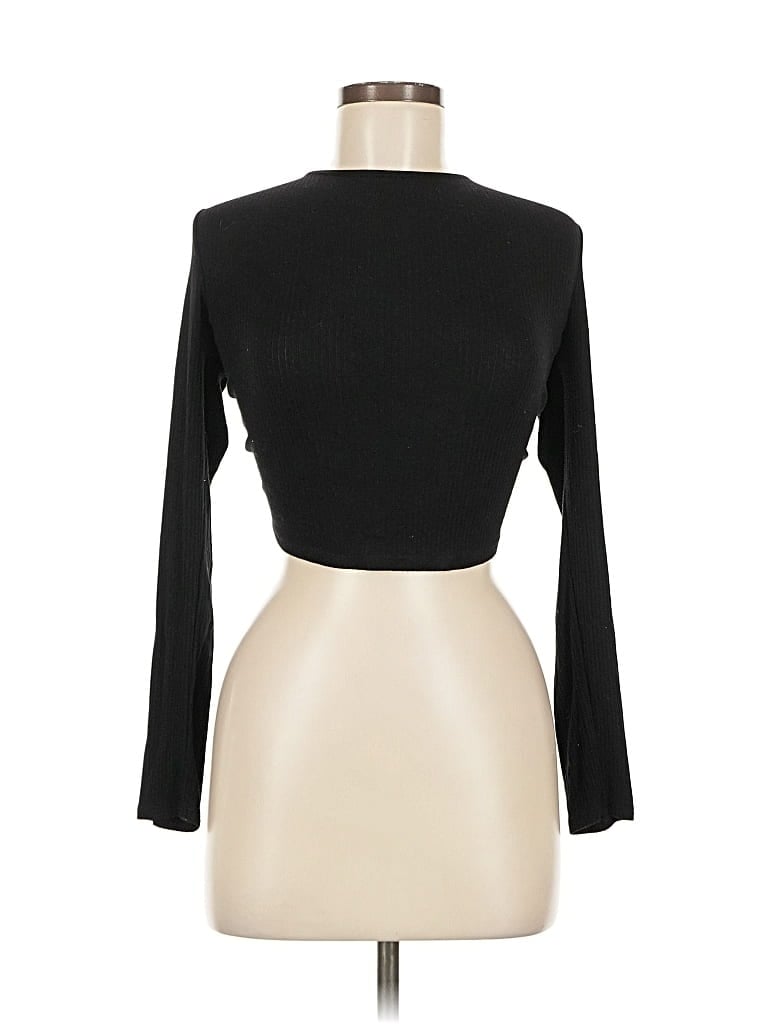 Pre-owned Astr Long Sleeve Top Black Turtleneck Tops