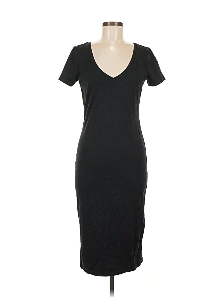 Pre-owned Leith Casual Dress In Black