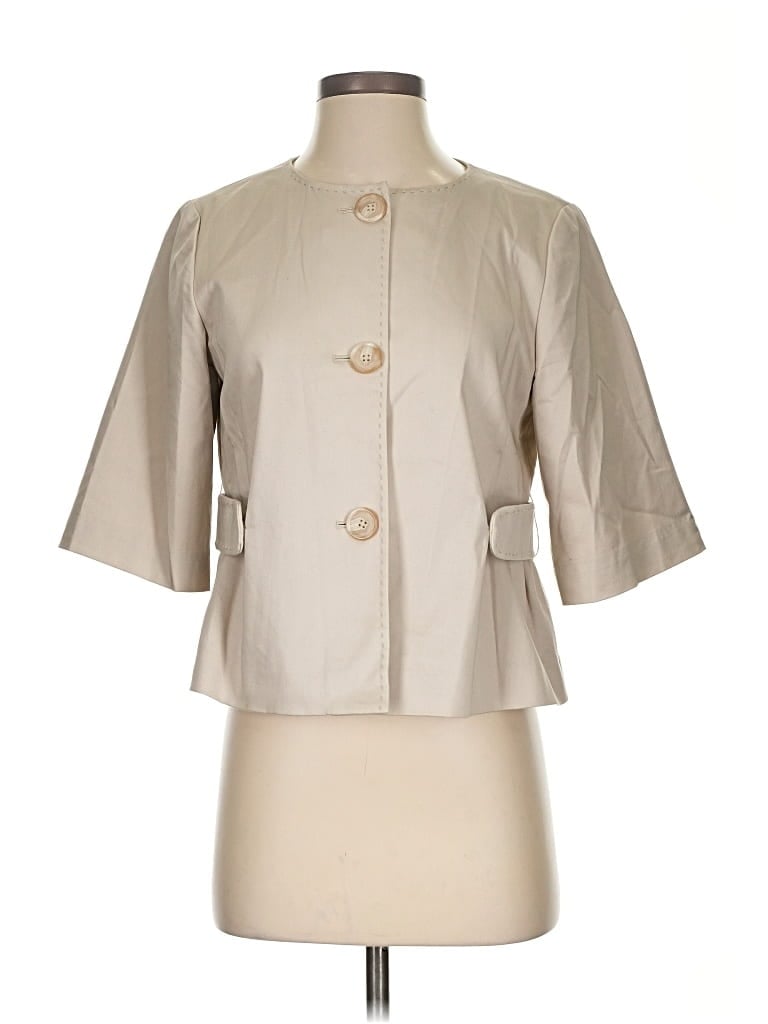 Pre-owned Tahari Blazer Jacket In Brown