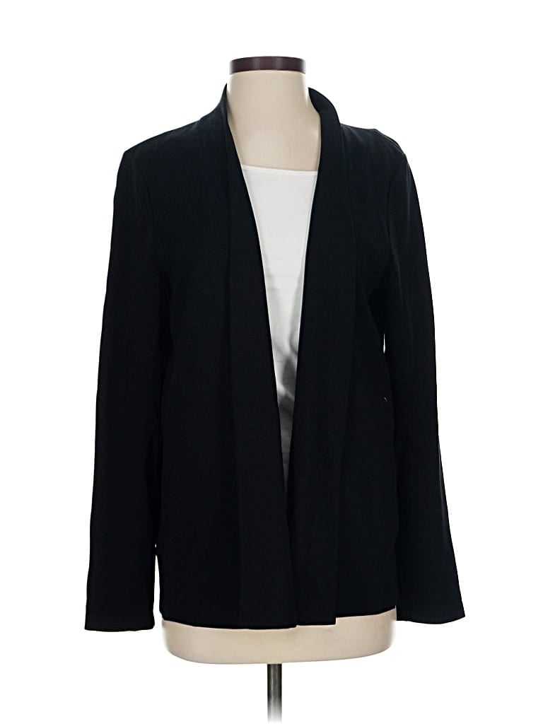 Pre-owned Eileen Fisher Blazer Jacket In Black