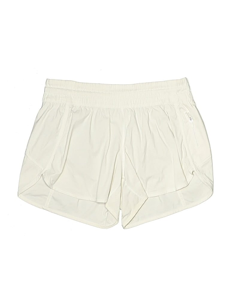 Pre-owned Lululemon Athletica Athletic Shorts In White
