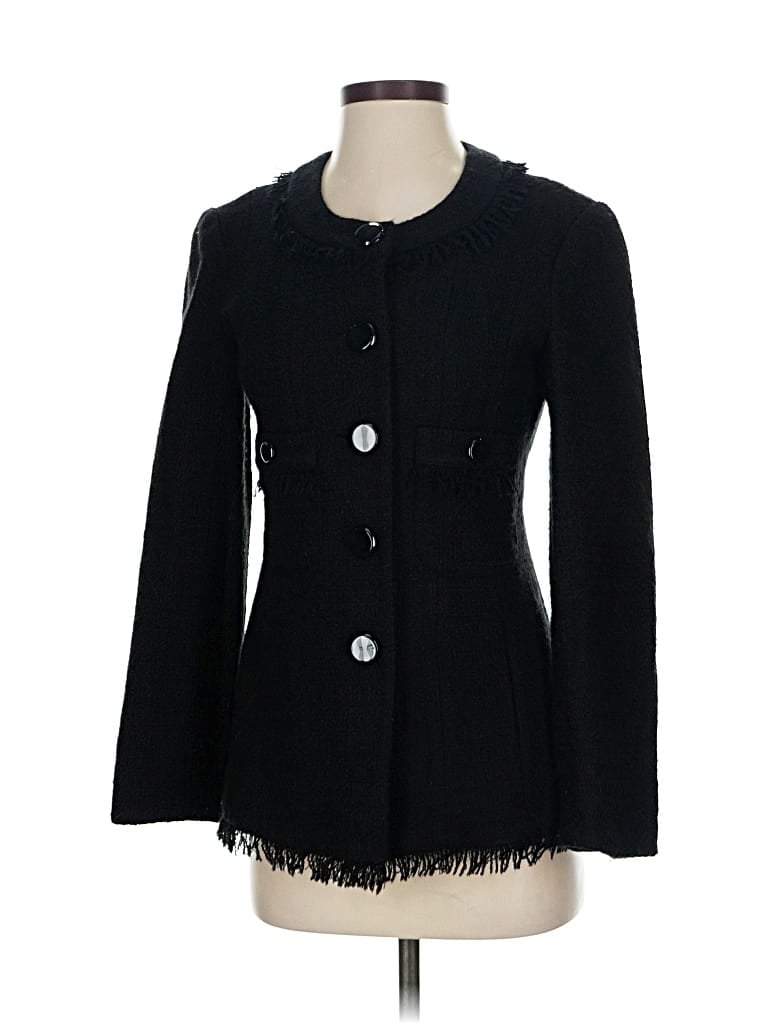 Pre-owned Mac & Jac Blazer Jacket In Black