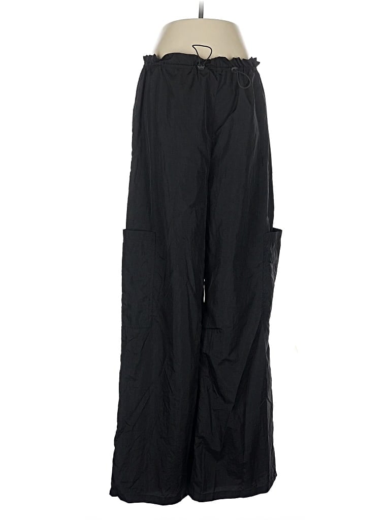 Pre-owned Boohoo Cargo Pants In Black