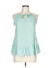 Unbranded Teal Blue Sleeveless Blouse Size L (estimated) - photo 1