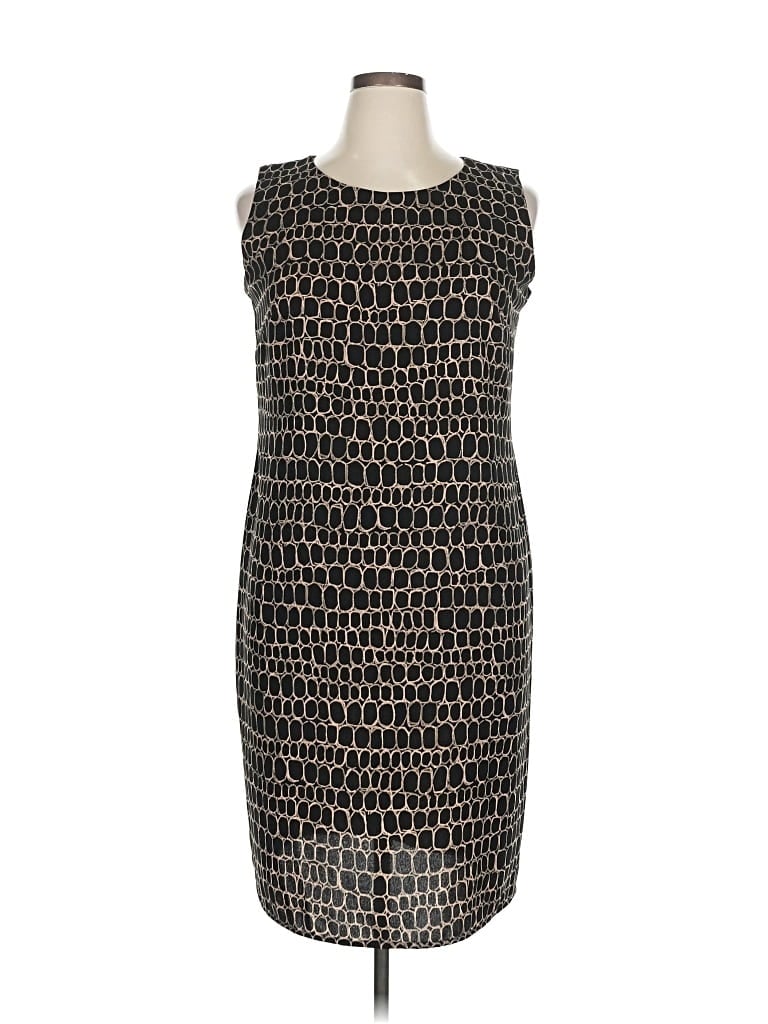 Pre-owned Leslie Fay Cocktail Dress In Black
