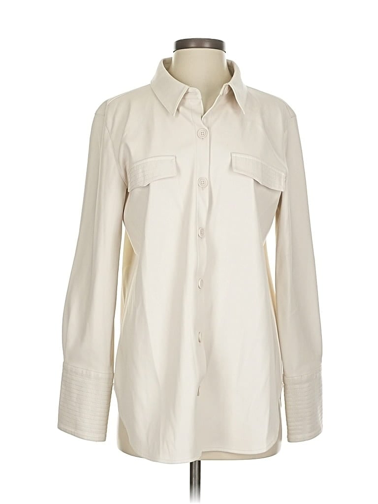 Pre-owned Bb Dakota Fleece Jacket In White