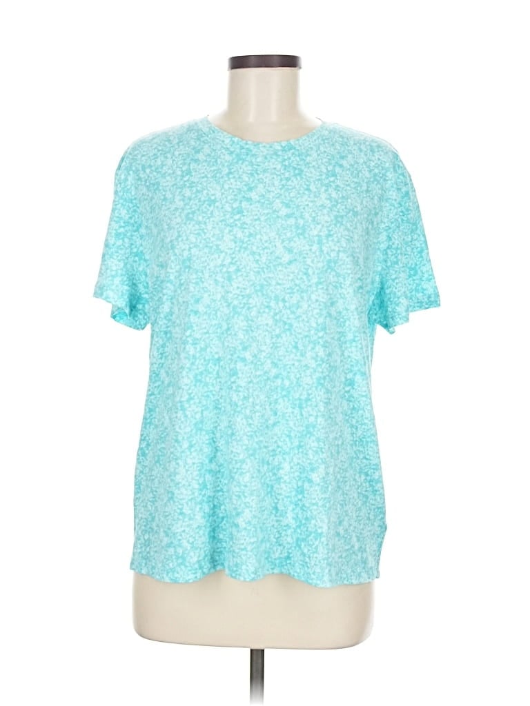 Pre-owned Athleta Short Sleeve T-shirt In Blue