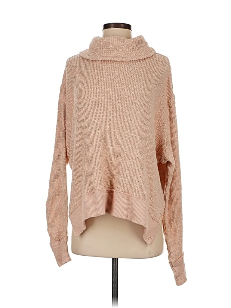 Pre-owned We The Free Turtleneck Sweater In Brown