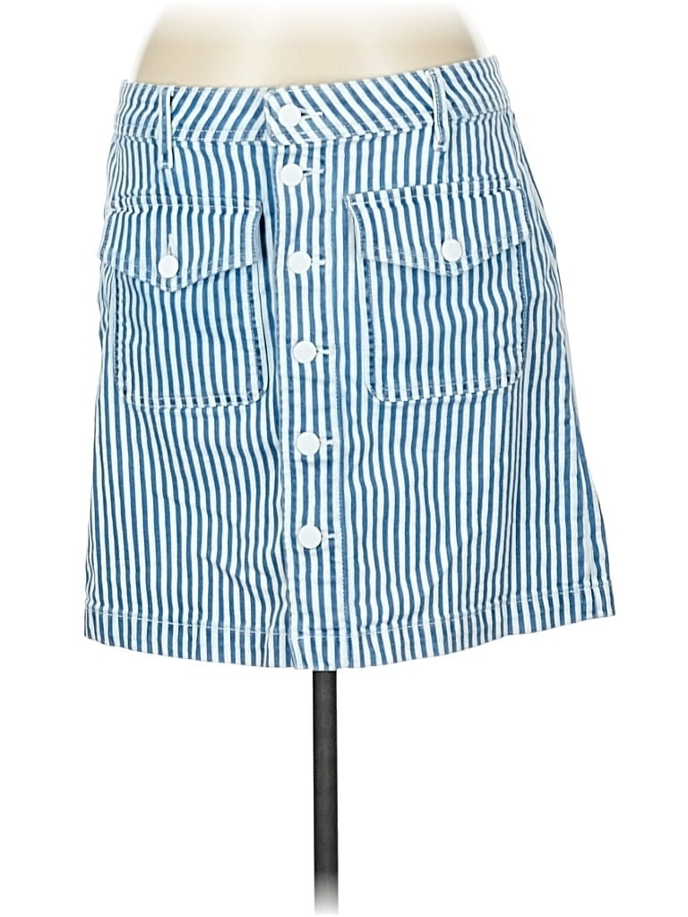 Pre-owned Ann Taylor Loft Casual Skirt In Blue