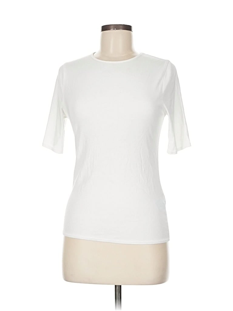 Pre-owned Banana Republic Short Sleeve T-shirt In White