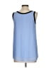 Nic + Zoe 100% Polyester Blue Tank Top Size S - photo 2