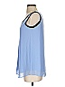Nic + Zoe 100% Polyester Blue Tank Top Size S - photo 5