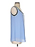 Nic + Zoe 100% Polyester Blue Tank Top Size S - photo 4