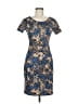 Marabelle Print Blue Cocktail Dress Size M - photo 1