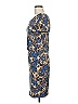 Marabelle Print Blue Cocktail Dress Size M - photo 5