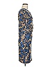 Marabelle Print Blue Cocktail Dress Size M - photo 4