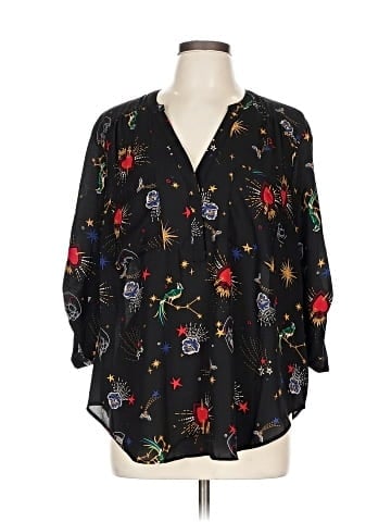 Torrid 3/4 Sleeve Blouse (view 1)