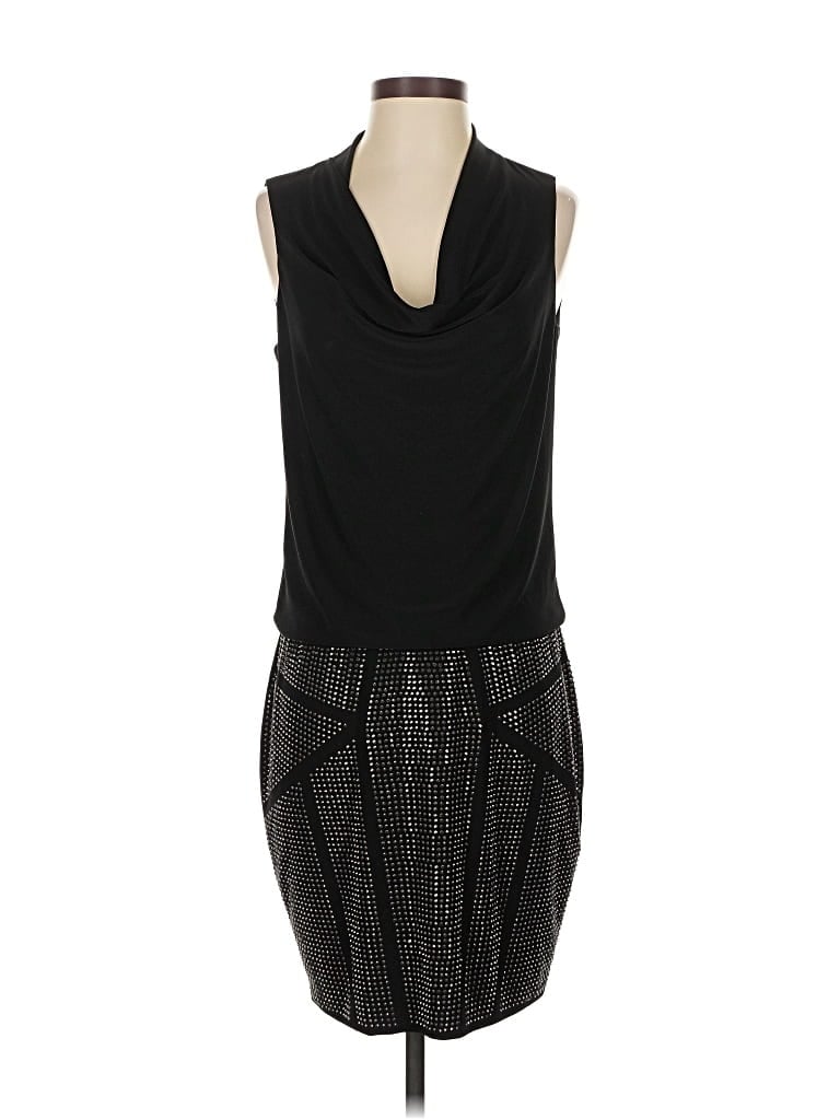 Pre-owned Caché Cocktail Dress In Black