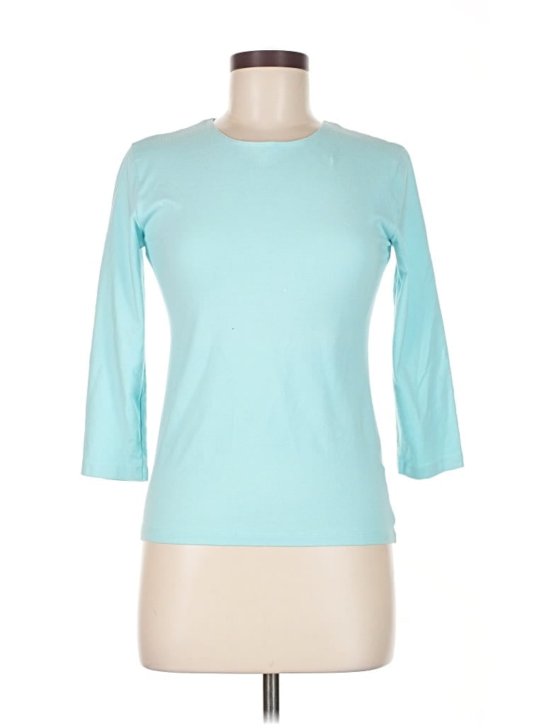 Pre-owned Leggiadro 3/4 Sleeve T-shirt In Blue