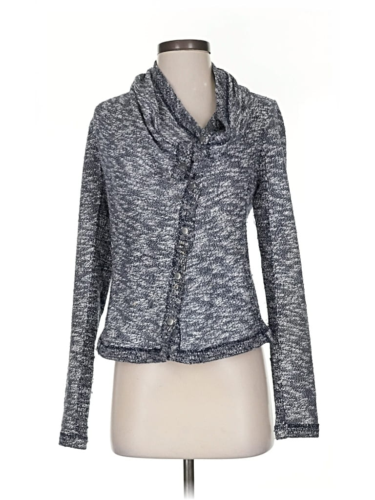 Pre-owned Saturday Sunday Cardigan Sweater In Blue