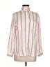Rails 100% Cotton Stripes Pink White Long Sleeve Blouse Size M - photo 1