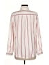 Rails 100% Cotton Stripes Pink White Long Sleeve Blouse Size M - photo 2
