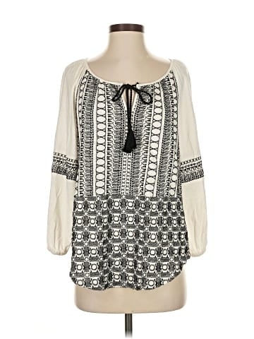 Akemi + Kin 3/4 Sleeve Blouse (view 1)