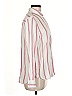 Rails 100% Cotton Stripes Pink White Long Sleeve Blouse Size M - photo 4