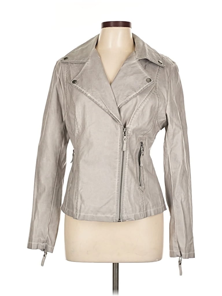 Pre-owned Max Studio Jacket In Gray