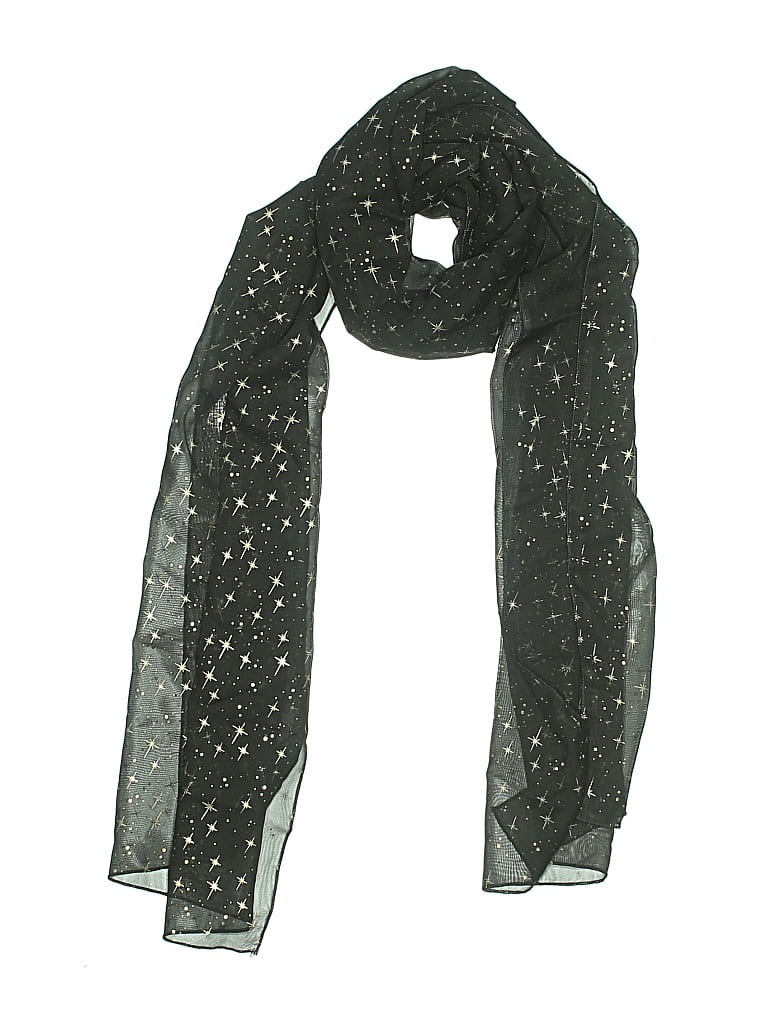Pre-owned Unbranded Scarf In Black