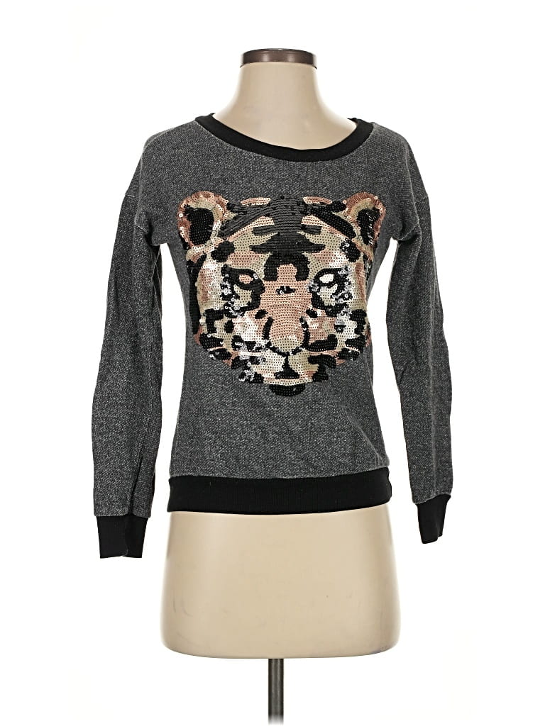 Pre-owned Miss Chievous Pullover Sweater In Gray