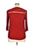 Vixbe 100% Rayon Red 3/4 Sleeve Top Size XL - photo 2