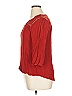 Vixbe 100% Rayon Red 3/4 Sleeve Top Size XL - photo 5