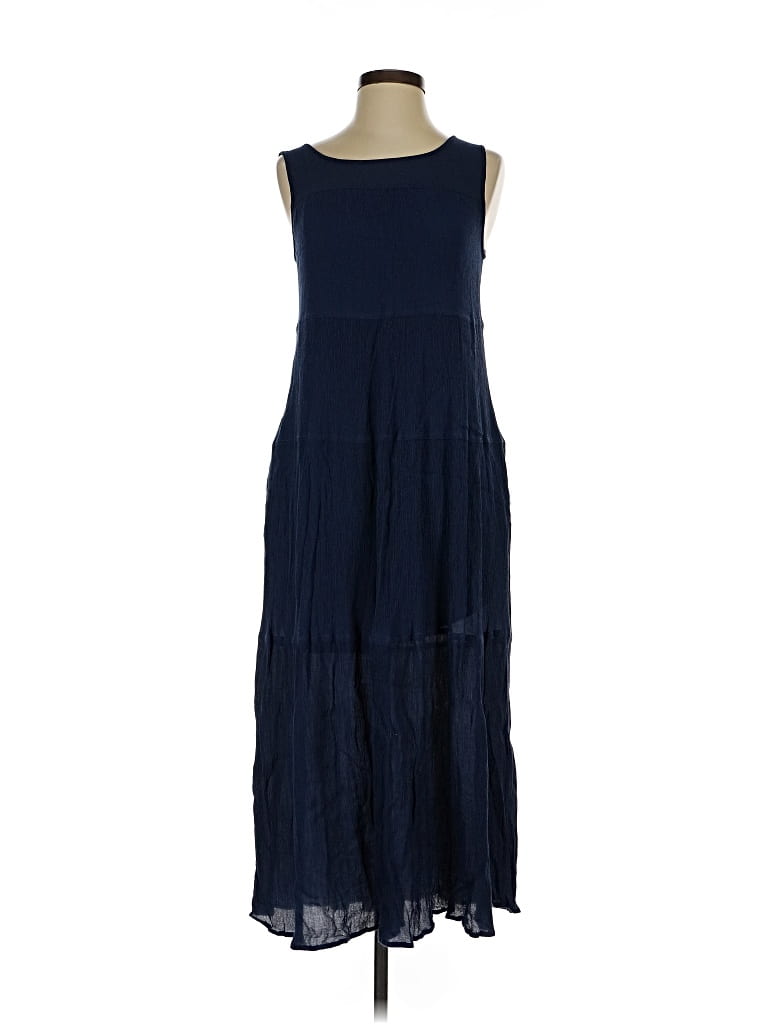 Pre-owned Max Studio Casual Dress In Blue
