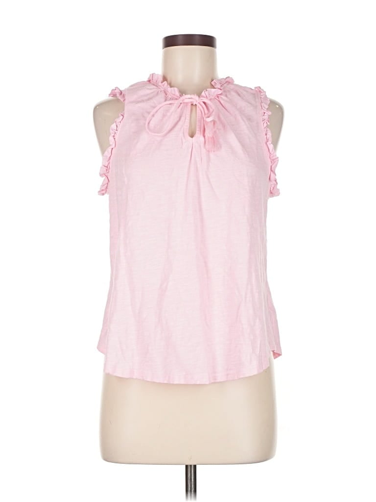 Pre-owned Crown & Ivy Sleeveless Blouse In Pink