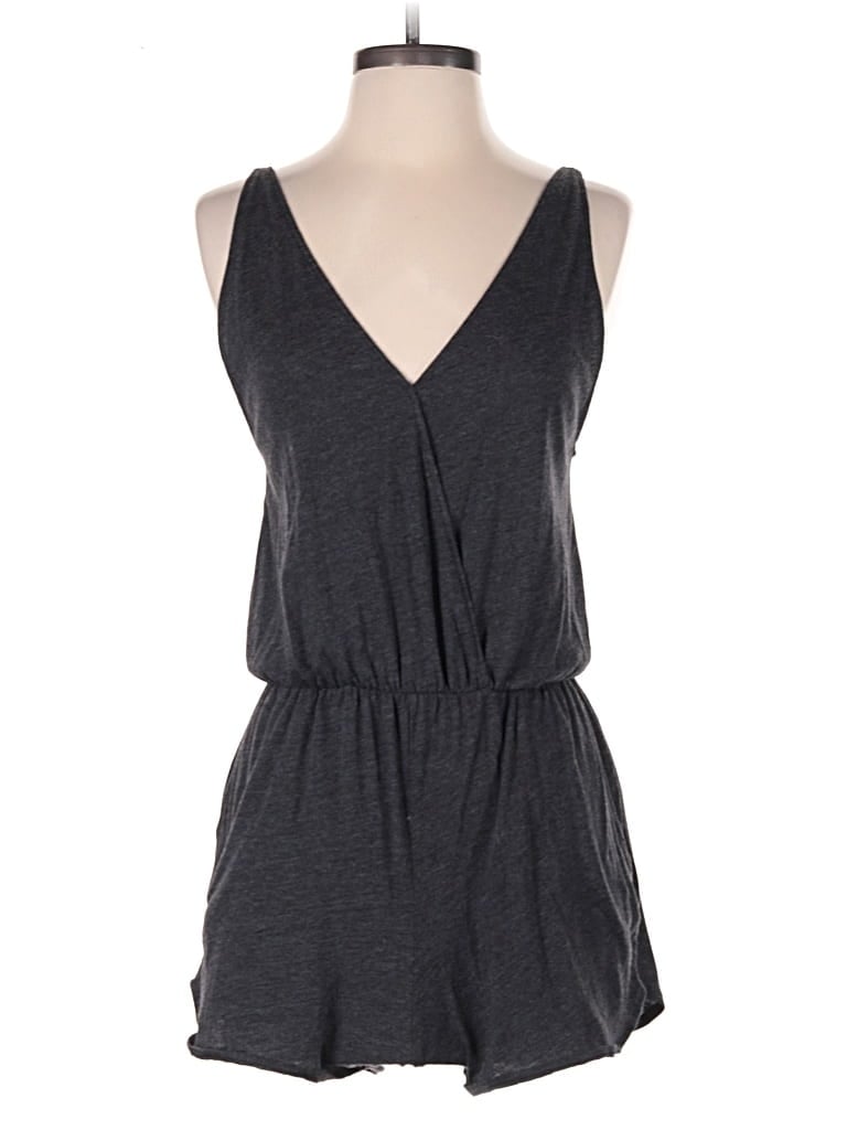 Pre-owned Victoria's Secret Pink Romper In Black