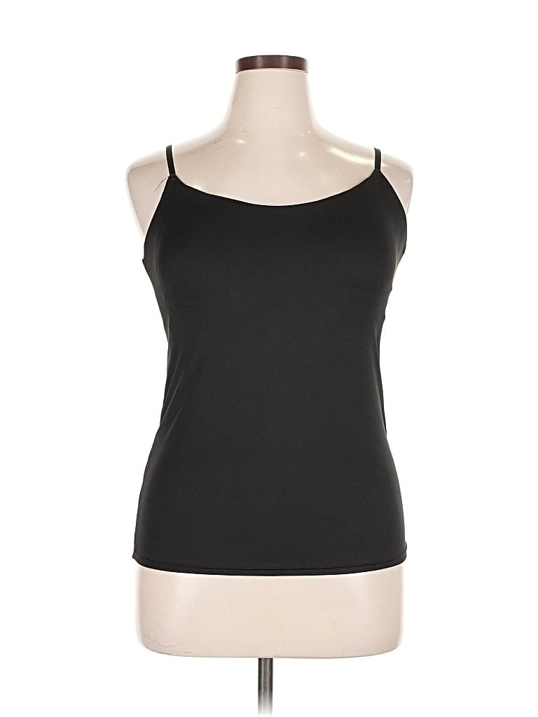 Pre-owned Nicole Miller Tank Top Black Strapless Neckline Tops