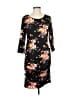 Nine Britton Print Black Casual Dress Size M - photo 1