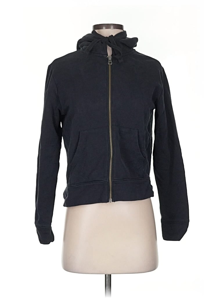 Pre-owned Alternative Zip Up Hoodie In Black